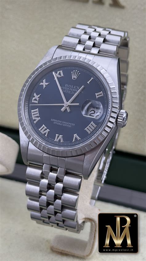 Rolex DateJust 16220 Full Set Garanzia Italiana: Quadrante Blu e 